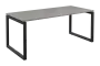 SEK-O - 18 stůl kancelářský, kovová podnož černá, deska 25 mm, široký 1800 mm, šedá
